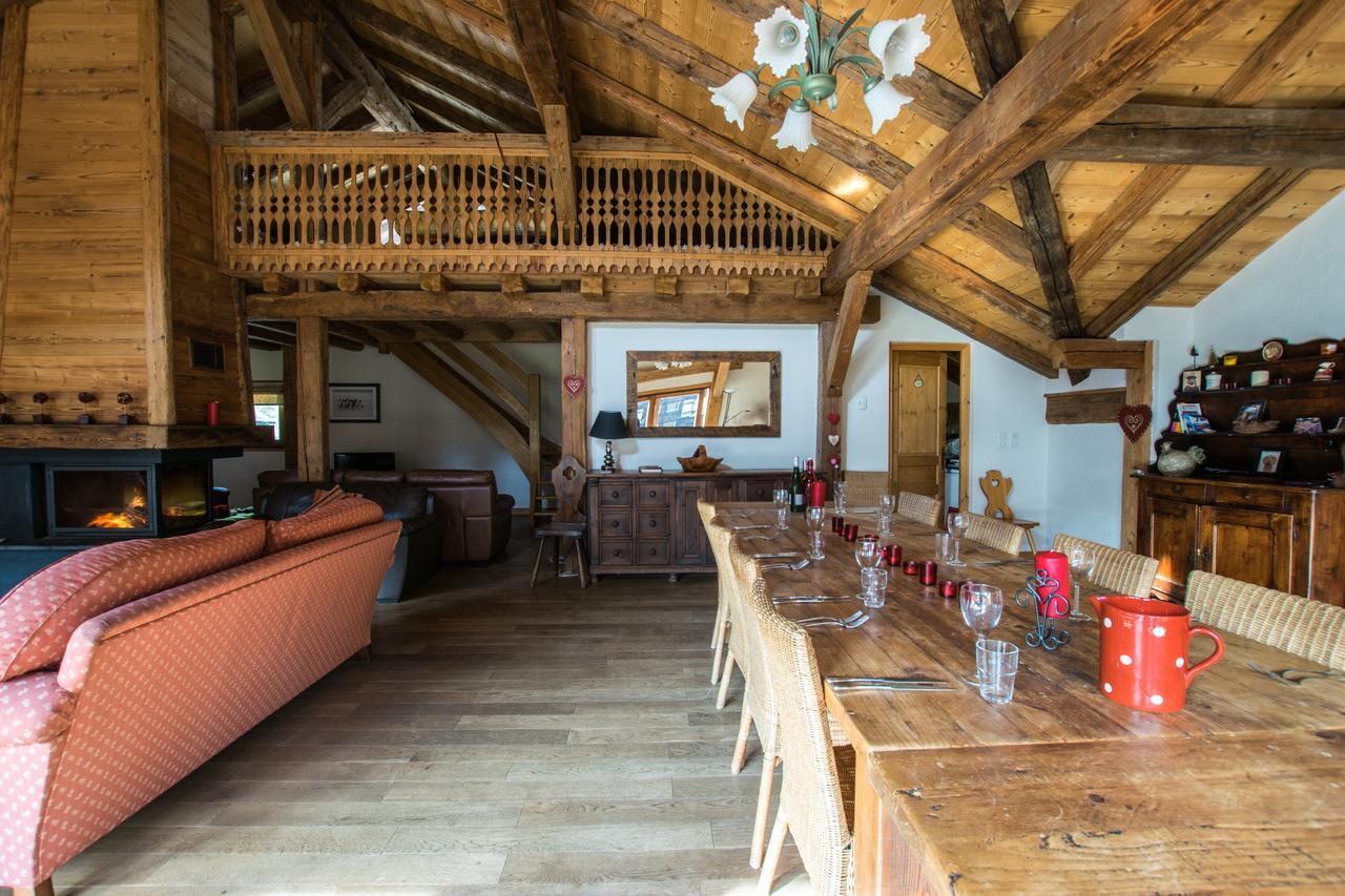 La Ferme Du Chateau Ла-Шапель-д'Абонданс Экстерьер фото